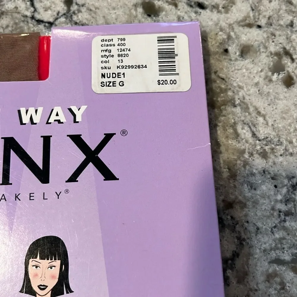 SPANX All the Way Tummy to Toes Full Length Hose Nude Medium Control Size G NIP